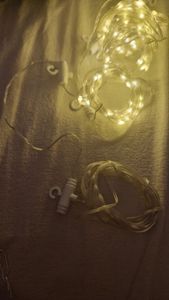 3x2M 200LEDs LED víla světla teplá bílá s 8 režimy a časovačem vnitřní strana zahrada okno stěna Vánoční dekorace PVC závěs světla Fotografie od zákazníka č. 1