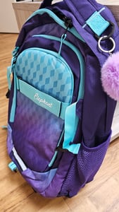Schulrucksack Elephant Hero Signature Rucksack Jungen Mädchen Schultasche backpack Farbverlauf 12868 Dark Blue Cube (Blau Schwarz) Kunden-Foto 1
