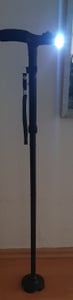 Safe Age® wandelstok met LED-verlichting - Opvouwbaar en verstelbaar Klantenfoto 1