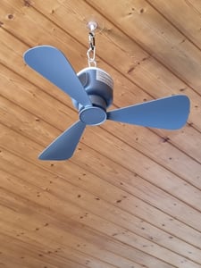 40W 52cm stropný ventilátor s osvetlením a diaľkovým ovládaním, LED stropné svetlo s ventilátorom malý stropný ventilátor E27 spálňa kuchyňa jedáleň Fotografia od zákazníka č. 4