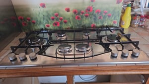 Hotpoint PCN 752 T/IX/HAR Piano Cottura Acciaio Da Incasso 75 cm Gas 5 Fornelli Foto del cliente 1
