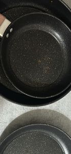 Bratpfannen-Set 3-teilig, Pfannenset 20/24/28 cm – Induktion & alle Herdarten, mit Soft-Touch-Griff & antihaftbeschichtet Kunden-Foto 13