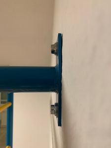 SucceBuy 5-in-1 Indoor-Klettergerüst für Kleinkinder, Kletterspielset mit schwedischer Leiter Kohlenstoffstahl, Wandleiter, Klimmzugstange, Strickleiter, Turnringe, trägt 100 kg, mehrfarbig Kunden-Foto 6
