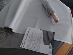 Kuketo | Silikon Teigmatte 80×60 cm Mit Hohem Rand + Silikon Teigroller – Extra Große Backmatte Rutschfest & Hitzebeständig Für Küche & Teig Kunden-Foto 1