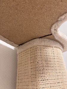 Wand Kratzbaum Stella beige 45 x 39 x 186 cm Kunden-Foto 3