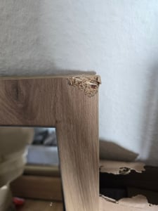 Szafa na ubrania dwudrzwiowa 90 cm TAUNO – biała Zdjęcie produktu od klienta nr 2