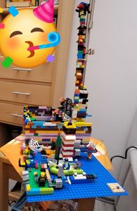 LEGO® Steine Hochsteine Bunt Gemischt NEU! Menge 1000x – Jede Mischung individuell zusammengestellt Kunden-Foto 1