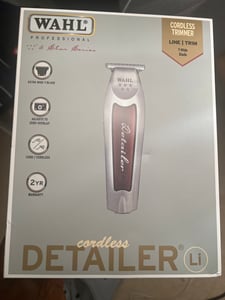 Wahl Detailer Kabelloser Haartrimmer T-Blade, Lithium-Ion, 0,4mm Schnittlänge, 38mm Schnittbreite Kunden-Foto 1