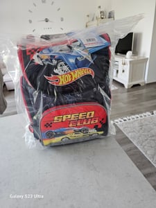 Hot Wheels Schulranzen Set 7tlg ergonomischer Tornister mit Federmappe Turnbeutel Dose und Flasche Kunden-Foto 1