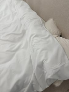 Komfortec Premium Bettwäsche 155x220 cm Bettbezug + 40x80 cm Kissenbezüge, gebürstet 100% Polyester-Mikrofaser 120 g/m², Bettwäsche-Set, Grau Kunden-Foto 1