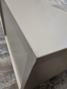 Szafka pod TV 'Nand' z 4 żebrowanymi drzwiami 180 x 35 x 51 cm Kolor piaskowy Zdjęcie produktu od klienta nr 2