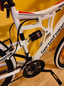 Bergsteiger Kodiak 29 Zoll Mountainbike, geeignet ab 170 cm, Scheibenbremse, Shimano 21 Gang-Schaltung, Vollfederung, Jungen-Fahrrad & Herren-Fahrrad Kunden-Foto 20