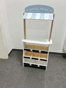 Warzywniak - drewniany stragan ze skrzynkami, kasą i terminalem Zdjęcie produktu od klienta nr 1
