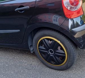 Radkappen Drift Matt Schwarz 14" Set 4 Stück Radzierblenden Kunden-Foto 1
