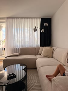 AX LIVING Couch Sofa L Form Didim mini Grün 310 cm breit, stilvoll L Kunden-Foto 2