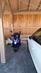 Rolektro E-Trike 25 V.3 Blau - 25 km/h - Lithium-Akku 60V-30AH - 1000W - Reichweite 70 km - LED Licht Kunden-Foto 1