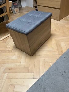 vidaXL Panca portaoggetti Rovere artigianale 82 x 42 x 45 cm Materiale a base di legno Foto del cliente 1