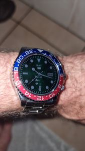 A12 Smartwatch, bracelet de sport, smartwatch homme, tracker fitness, écran tactile IPS 1,28'', IP67 étanche, avec appel Bluetooth, mode sport,Bleu+Noir Photo du client 1