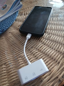 SD-Kartenleser – Speicherkartenleser USB-A, USB-C 2in1 SD- & micro-SD Card Reader – Speicherkarten Adapter für Windows, Android, Apple Kunden-Foto 1