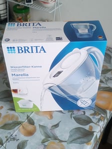 Brita Marella, Pitcher-Wasserfilter, 2,4 l, Transparent, Weiß Kunden-Foto 3
