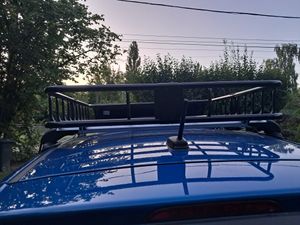 Nosný systém na střechu HOMCOM, univerzální střešní box s větrným štítem, nosič nákladu na střešní příčníky Fotografie od zákazníka č. 3