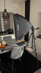 Walimex pro LED 60W Octagon Ø65cm Bi color Kit 2 Photo du client 1