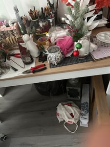 byLIVING Esstisch NORI / Moderner Küchentisch in Eiche-Optik / Untergestell Melamin anthrazit / Großer Tisch / 120 x 80, H 75 cm Kunden-Foto 1