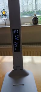 LED Schreibtischlampe, Tischlampe 3 Beleuchtungsfarbe Modi, 30-100% Stufenlosem Dimmen Berührbare Tischlampe, Leselampe für Kinder Lernen Büro Arbeit Kunden-Foto 2