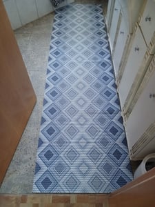 Miękka piankowa mata Łazienka Prysznic WC Mata łazienkowa Antypoślizgowy bieżnik 65 Aqua Nova 590A wykonana na wymiar 240x65 cm Zdjęcie produktu od klienta nr 1
