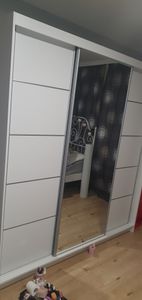 Schwebetürenschrank AURELIA 2 Schwebetürenschrank AURELIA 2 200 cm mit Spiegel, 3 Türen, 3 Schubladen Kunden-Foto 1