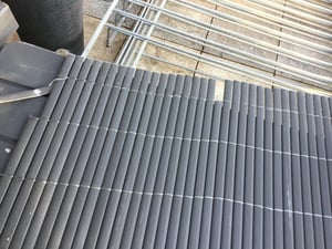 Fiqops Sichtschutzmatte PVC Sichtschutzzaun Windschutz fur Garten Balkon und Terrasse Bambus 120x400cm Kunden-Foto 5