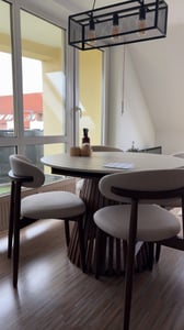 COLAMY 2er Set Esszimmerstühle, robust und elegant, im minimalistischen skandinavischen Stil, ideal für Esszimmer und Küche, Camel Kunden-Foto 1