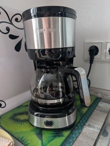 Severin KA 4808, Kávovar, Mletá káva, 750 W, Čierna, Nerezová oceľ Fotografia od zákazníka č. 1