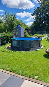 Marimex Florida Pool Ø 305x91 cm effetto rattan Foto del cliente 9