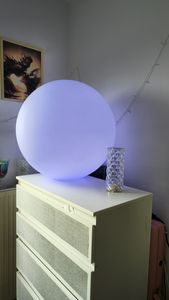 sweeek - LED-Kugel - Dekorative Leuchtkugel - Weiß Kunden-Foto 1