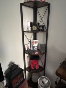 VASAGLE Hoekrek met 5 niveaus, 160 cm hoog, boekenrek, staande kast, opbergrek Klantenfoto 1