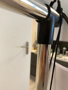 Kleiderständer Teleskop Metall höhenverstellbar mit Rollen Kunden-Foto 1