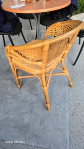 Kobolo Rattansessel VALENCIA Korbsessel Korbstuhl mit Armlehne - Natur braun Stuhl Stühle Armlehnenstuhl Rückenlehne Esszimmerstühle Sessel Wohnzimmer Kunden-Foto 1