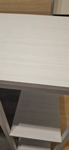 VASAGLE Computertisch mit 2 Regale Schreibtisch 100 x 75 x 50 cm vintagebraun Kunden-Foto 4