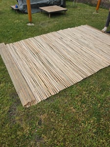 Bambuszaun ’Baarle’ Sichtschutzmatte 120x500cm Natur Kunden-Foto 1