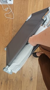 Arebos, sada 2 skladacích ležadiel so slnečnou strieškou, 4-stupňovo nastaviteľné, záhradné a plážové ležadlo s vankúšom pod hlavu, bočné vrecko, nosnosť do 120 kg, antracitová farba Fotografia od zákazníka č. 2