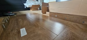 Tribesigns Bartisch, 160 cm hoog, een barmeubel met voetsteun van metaal, rechthoekige eettafel op barhoogte voor de keuken, industriële homebar Klantenfoto 8
