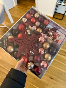 1.11 baubles natalizi SHATTERproof 45 PCS - nero Foto del cliente 1