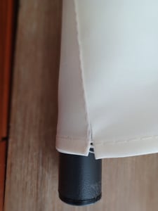 tectake® Klemmmarkise mit Handkurbel einfache Montage Kunden-Foto 6