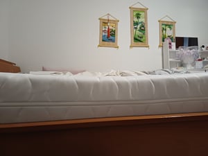 Matratze 180x200 cm HYBRID Höhe ca. 21 cm H4 Kaltschaum HR-Schaum Jersey Bezug Kunden-Foto 2