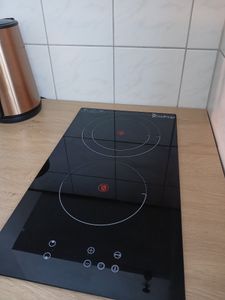 Kochplatte Elektroherd Doppel Keramikplatte mit Glaskeramik Tragbar Keramikplatte Kochfeld Keramikplatte Herdplatte Kochplatte Elektrokochfeld 3000W Kunden-Foto 6