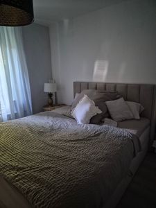 TRADA Boxspringbett 160x200 Palermo mit Bettkästen mit Matratze mit Topper Komplett-Set Polsterbett Bonell H3 Beige Kunden-Foto 13