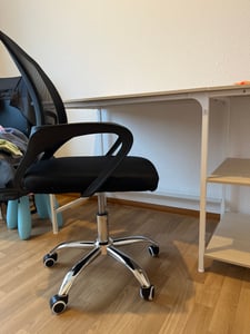 VASAGLE Computertisch mit 2 Regale Schreibtisch 100 x 75 x 50 cm vintagebraun Kunden-Foto 5