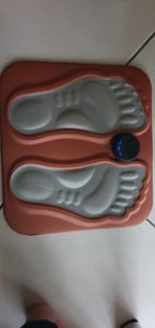 Fußmassagegeräte, Fußmassagegerät 3D, Regenerative EMS-Behandlung gegen Taubheit, Kribbeln und Nervenschmerzen, mit 15 Intensitätsstufen, 30x29cm Kunden-Foto 2