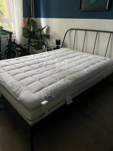 Niceplus, ochranná vrstva na matrac, 180 x 200 cm, ergonomická, hrúbka 7 cm, viskoelastická pena, pohodlná vrstva na matrac, typ H3 Fotografia od zákazníka č. 1